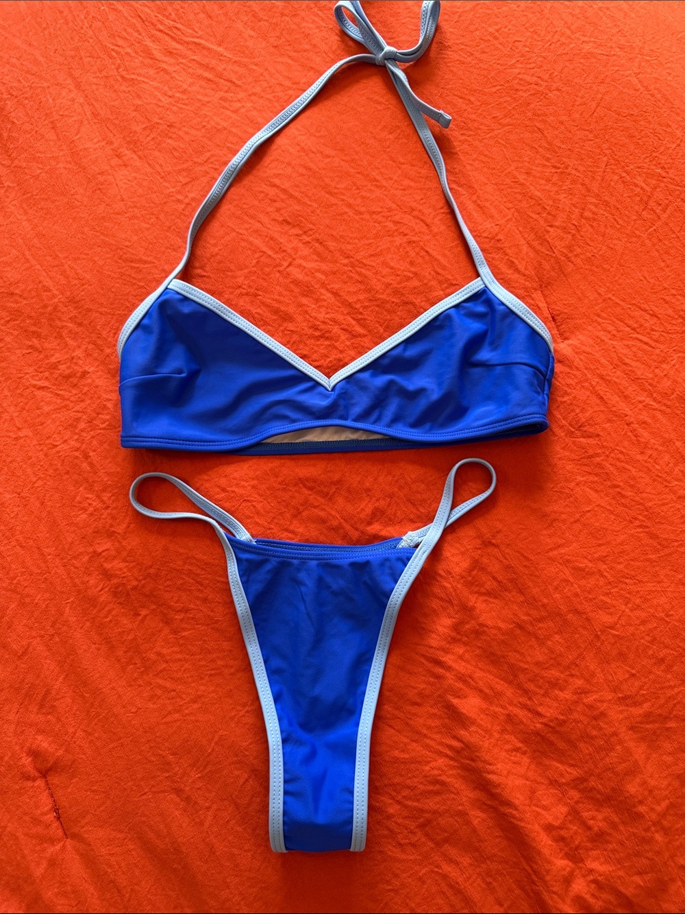 NWOT Amazon Skimpy Bikini Set with Light Trim